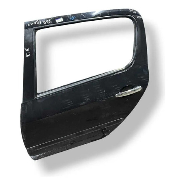 Porta Traseira Esquerda Peugeot 307 Sedan 2007 2008 2009 Traseira Esquerda Preto