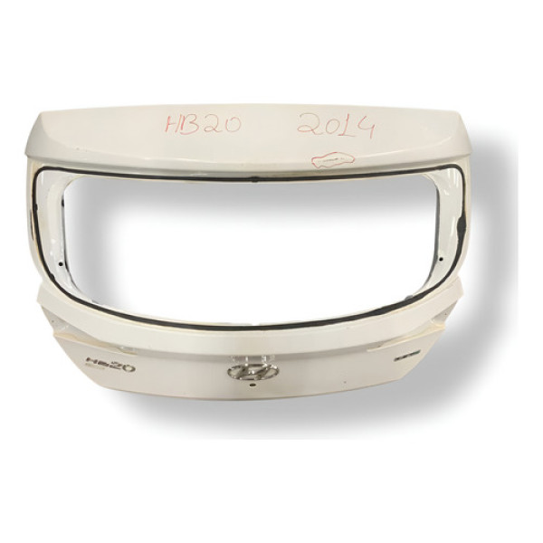 Tampa Traseira Sem Fechadura Hyundai Hb20 2014 A2019 Detalhe - Natural