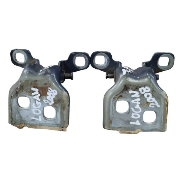 Par Dobradiça Porta Traseira Esquerda Renault 1.0 Logan 2008