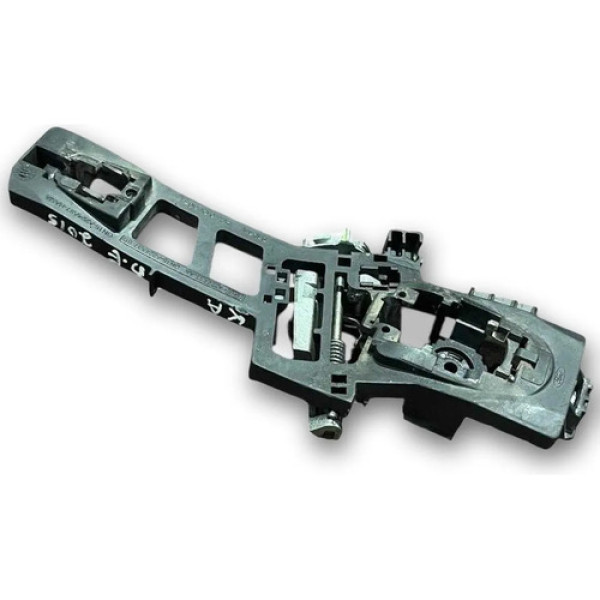 Suporte Maçaneta Externa Dianteira Esquerda Ford Ka 2015 Preto Dianteira