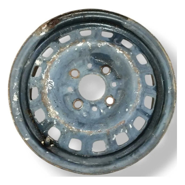Roda Ferro Fiat Aro 13  Mobi  Siena Uno  Palio Preto