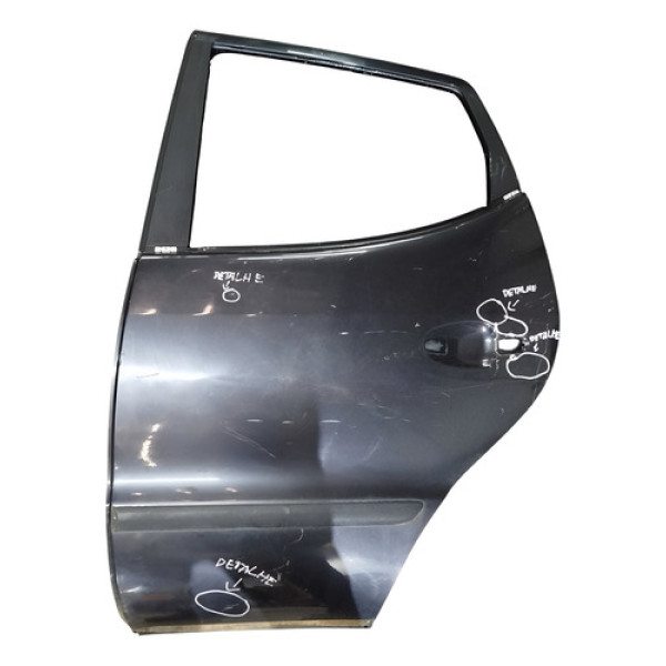 Porta Traseira Esquerd Mercedes-benz A160 2000 (com Detalhe) Cinza Traseira Esquerda