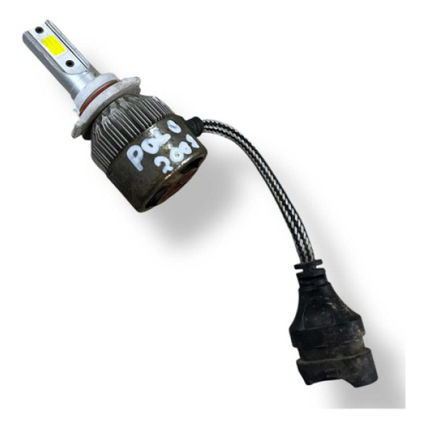 Lampada Led Farol Milha Volkswagen Polo 1.6 2007 2008 A 2009 D2s Prateado Branco-frio