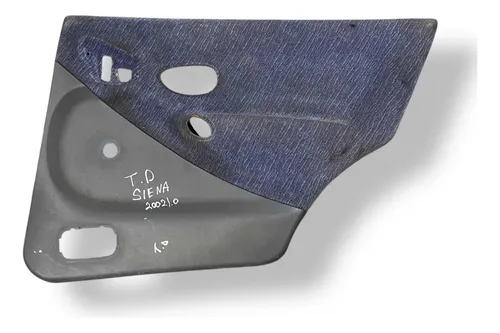 Forro Porta Traseira Direita Fiat Siena 1.0 - 2001 2002 2003 Azul E Cinza