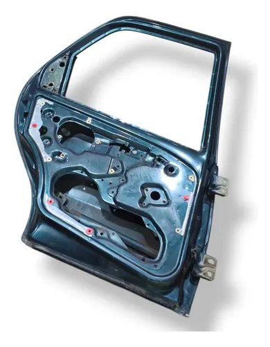 Porta Traseira Esquerda Fiat Palio 1998 1999 2000 Detalhe 4p Traseira Esquerda Azul-marinho