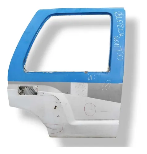 Porta Traseira Direita  Chevrolet Blazer 2010 2011 Detalhe Traseira Esquerda Branco