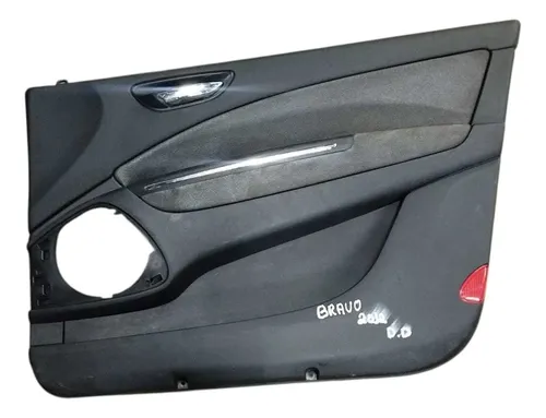 Forro De Porta Dianteira Direito Fiat Bravo 2012 20131479296 Preto