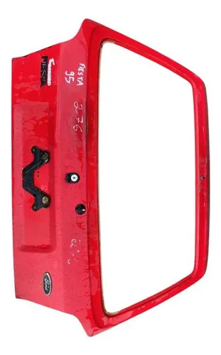 Tampa Traseira Porta Mala Ford Fiesta 1995 1996 Original Vermelho