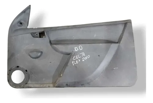 Forro Porta Dianteira Direita Chevrolet Celta 2011 93382844 Cinza-escuro