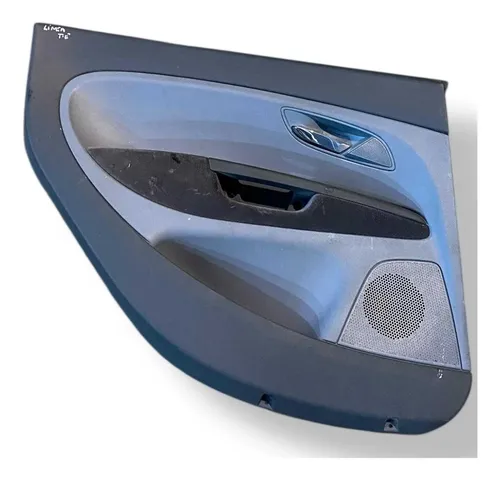 Forro Porta Traseiro Esquerdo Fiat Linea 2010 2011 2012 Cinza E Preto