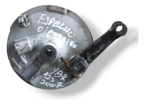 Espelho Freio Dianteiro Yamaha Ybr 125 2000 2001 2002 A 2008 Prateado