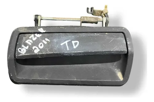 Maçaneta Externa Traseira Direita Chevrolet Blazer 2010 2011 Preto Traseira