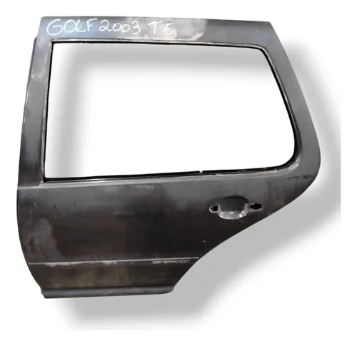 Porta Traseira Esquerda Volkswagen Golf 2002 2003 2004 2005 Traseira Esquerda Cinza