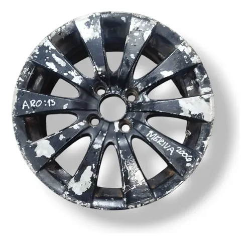 Roda Ferro Avulsa Aro 15 Chevrolet Meriva 2006 2007 A 2009 Cinza