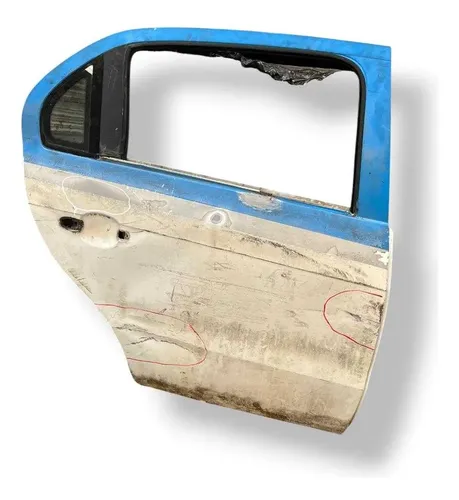 Porta Traseira Direita Original Voyage 2014/2016 Com Detalhe Traseira Direita Branco