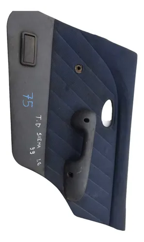 Forro Porta Traseira Direita Fiat Siena 1997 1998 1999 2000 Azul-escuro