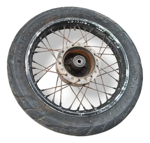Aro Roda Traseira Honda Biz 100 2000 2001 2002 2003 2004 Prateado
