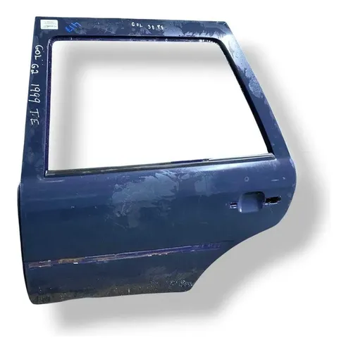 Porta Traseira Esquerda Volkswagen Gol G2 1997 1998 Traseira Esquerda Azul-turquesa