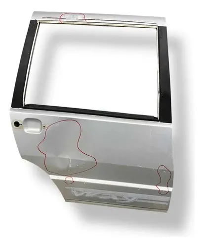 Porta Traseira Direita Fiat Uno 2005 2006 A 2011 Detalhe Traseira Esquerda Branco