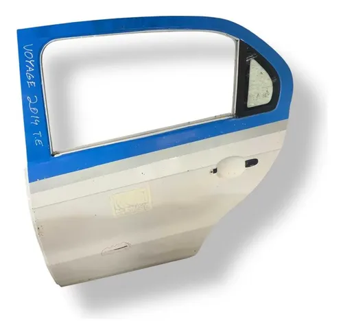 Porta Traseira Esquerda  Volkswagen Voyage 2014 2015 Detalhe Traseira Esquerda Branco
