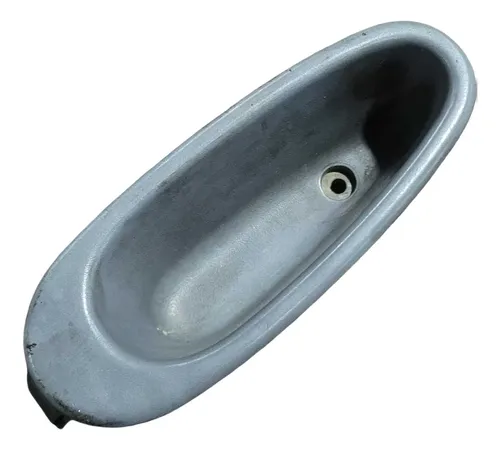 Moldura Puxador Porta Diant Esquerda Clio 2003 7700435057 Cinza