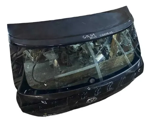 Tampa Traseira Porta Malas Volkswagen Gol G5 2010/11 Detalhe Preto